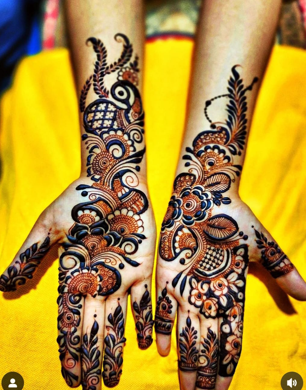Arabic floral Mehandi in Motihari